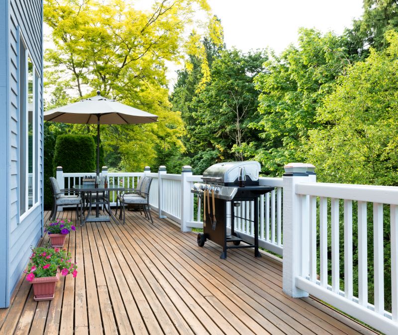 Rustic Wooden Deck