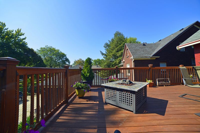 Deck with Fire Pit