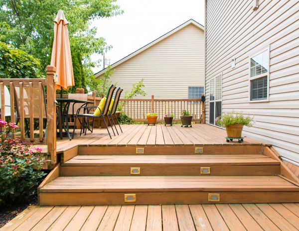 Wooden Patio Installation in El Dorado Hills