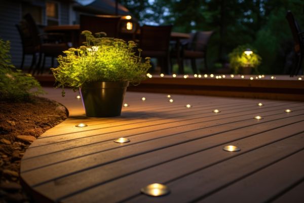 Ground Level Deck Construction in El Dorado Hills